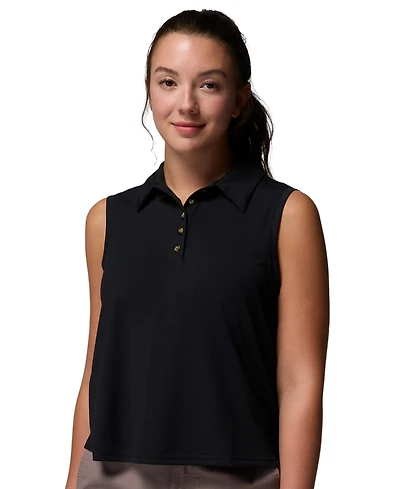 Columbia Women's Sleeveless Stretch Polo Top
