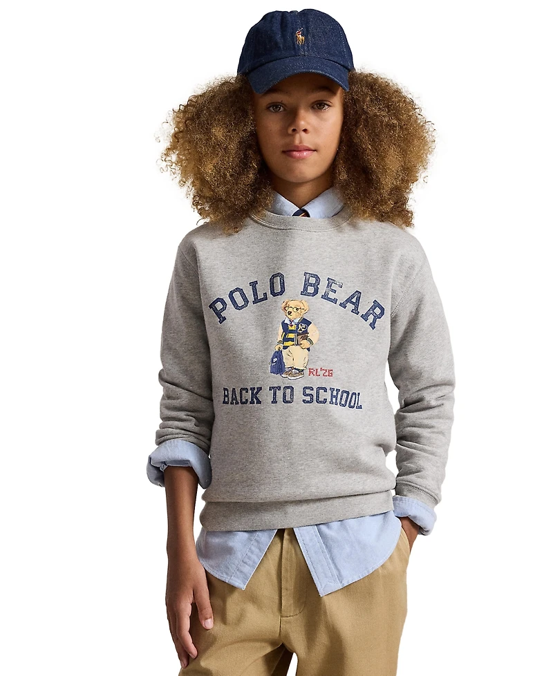 Polo Ralph Lauren Boys' 8-20 Bear Fleece Sweatshirt
