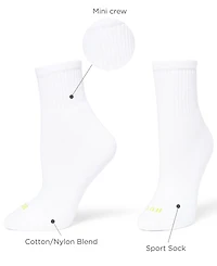Hue Women's Mini Crew 6 Pack Socks U10227