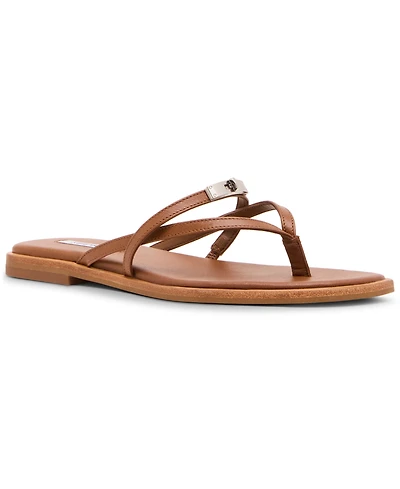 Steve Madden Women's Catalina Buckled Slip-On Thong Sandals