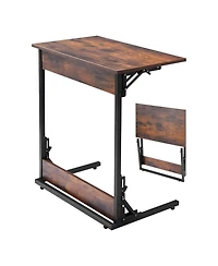 Slickblue Modern C Shaped End Table for Bedroom, Sofa and Office Use