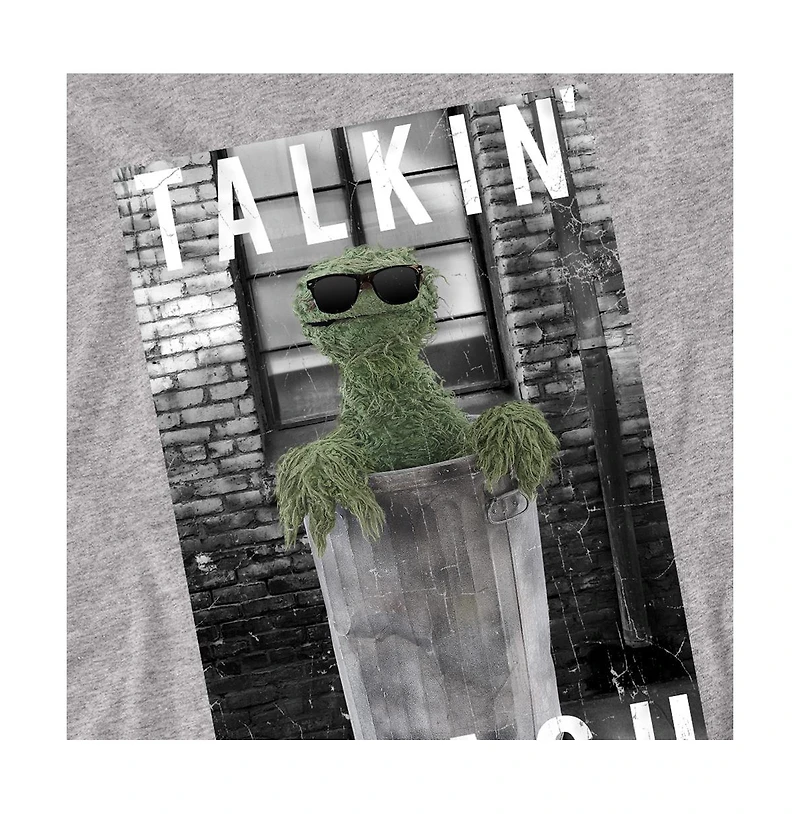 Sesame Street Men's Talkin Trash T-Shirt