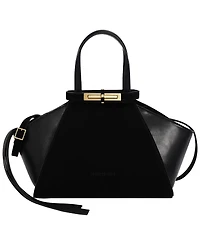 Kenneth Cole Detachable Leather Small Crossbody Satchel Handbag