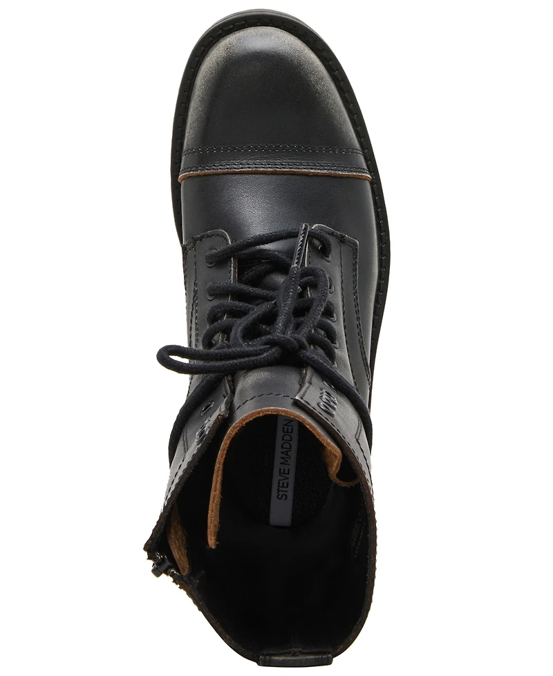 Steve Madden Women's Yukon Lace-Up Combat Booties