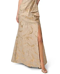 Adrianna Papell Women's Strapless Mermaid Metallic Dress