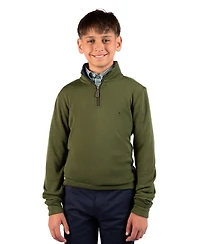 TailorByrd Boys' 8 -20 French Rib Quarter Zip