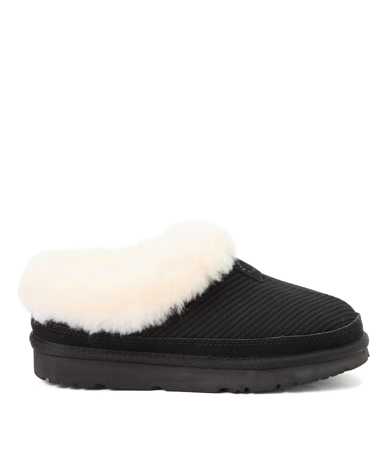 Dearfoams Women's Fireside by Adelaide Sport Knit Clog Water Repellent Slippers