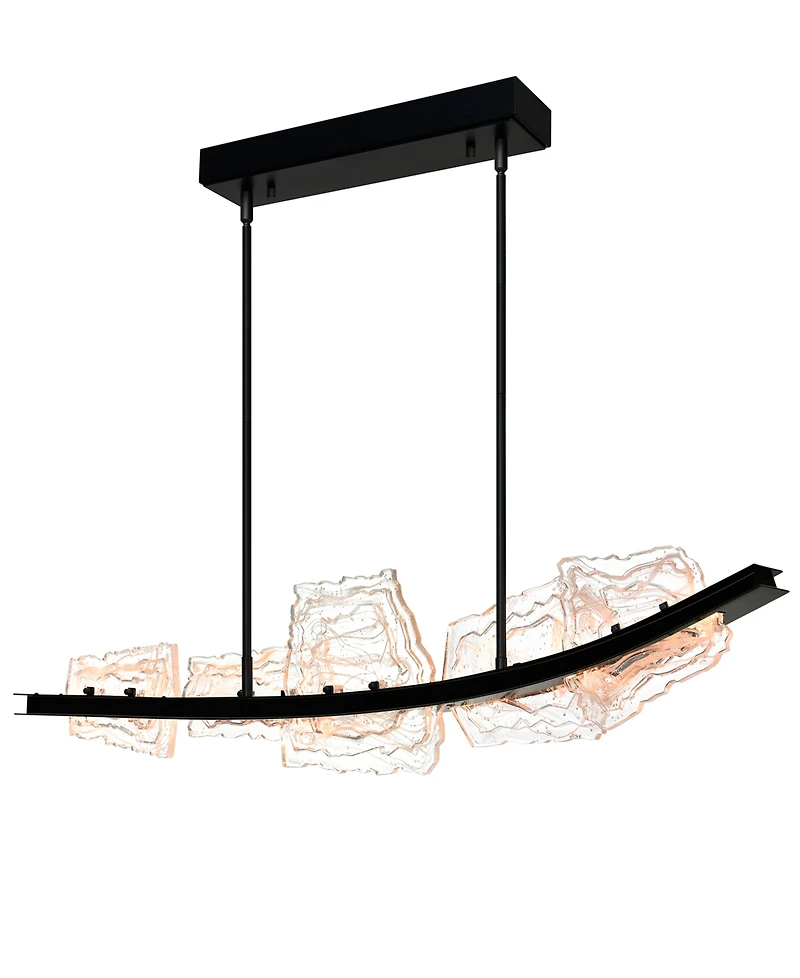 Cwi Lighting Arcus 50" Metal Chandelier