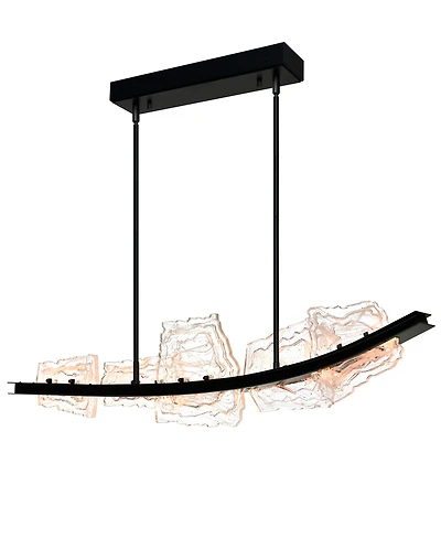 Cwi Lighting Arcus 50" Metal Chandelier