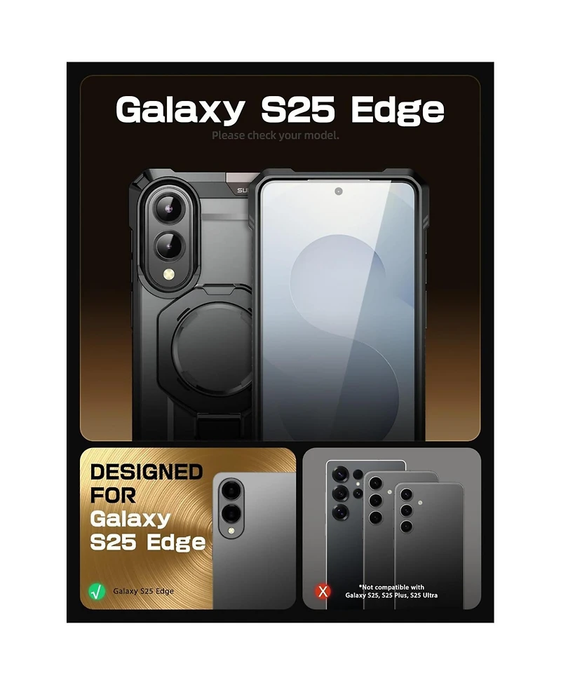 Supcase Galaxy S25 Edge Ub Grip MagSafe Phone Case Compatible with Samsung Galaxy S25 Edge