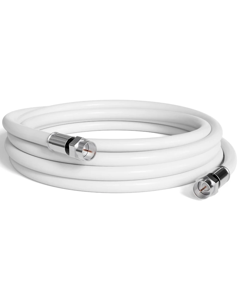 Lofree RG6 Coaxial Cable Dual Shielded Indoor Outdoor Low Loss Clear Signal