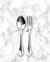 Mepra Serving Set Fork and Spoon Dolce Vita Flatware Set, Set of 2 Dolce Vita