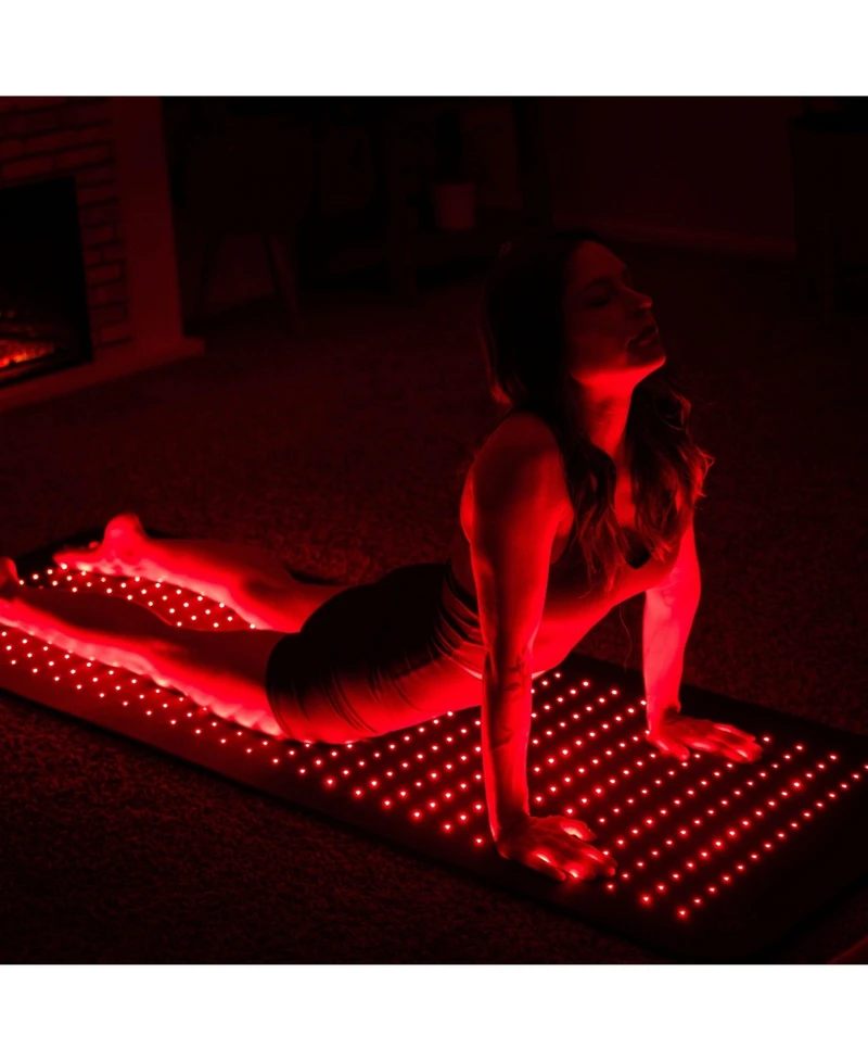 Fringe Full Body Red Light Therapy Mat, 660nm Red & 850nm Near Infrared LEDs, Wireless Pain Relief & Recovery Mat