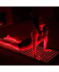 Fringe Full Body Red Light Therapy Mat, 660nm Red & 850nm Near Infrared LEDs, Wireless Pain Relief & Recovery Mat