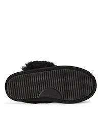Dearfoams Women's Halloween Velour Scuff Slippers