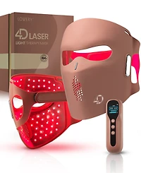 Lovery 4D Laser Light Therapy Face Mask - 8 x More powerful than Led - Professional At-Home Skin Rejuvenation