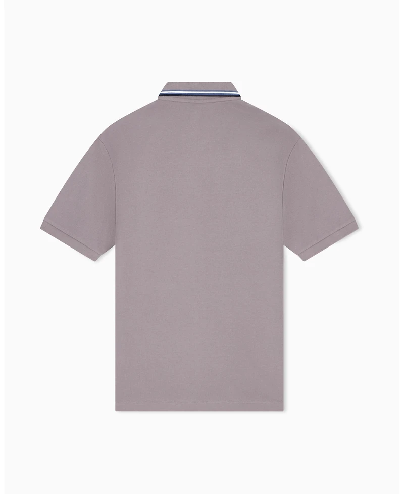 A|X Armani Exchange Men's Short Sleeves Pique Tipping Polo Shirt