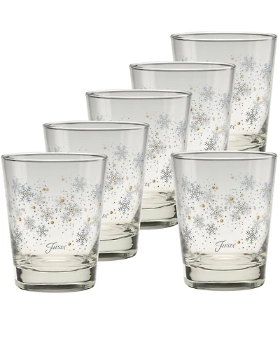 Fiesta Snowflakes Double Old Fashioned Glasses, Set of 6, Exclusively at Macy's