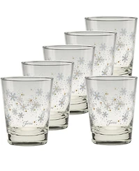 Fiesta Snowflakes Double Old Fashioned Glasses, Set of 6, Exclusively at Macy's