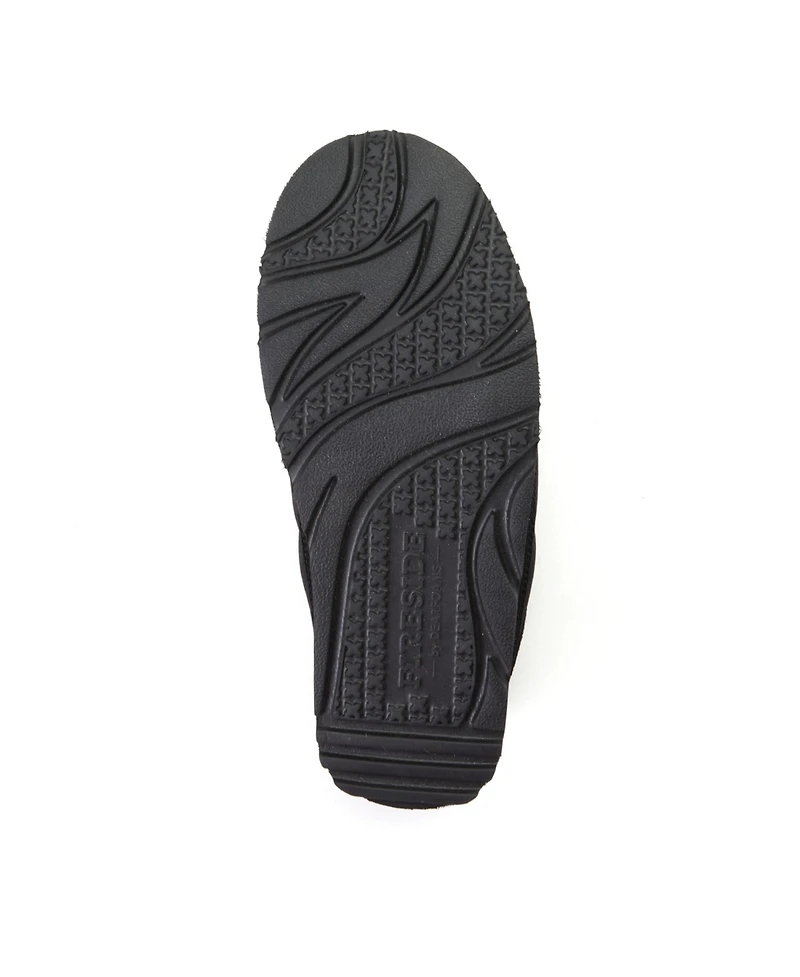 Dearfoams Women's Fireside by Greta Sport Nylon Puff Clog Water Repellent Slippers