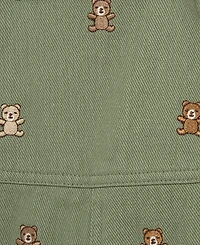 Little Me Baby Boys' Bears T-Shirt and Overall, 2-Piece Set