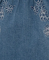 Little Me Baby Girls' Lacey Top and overall, 2-Piece set