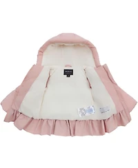 Rokka&Rolla Toddler Girls Rosie Fleece-Lined Ruffle Puffer Coat 2T-5T
