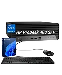 Hp ProDesk 400 Business Sff Desktop, Intel Core i5-14500, Intel Uhd Graphics, 16GB DDR5, 512GB Ssd, Wi-Fi 5, Windows 11 Pro, Black