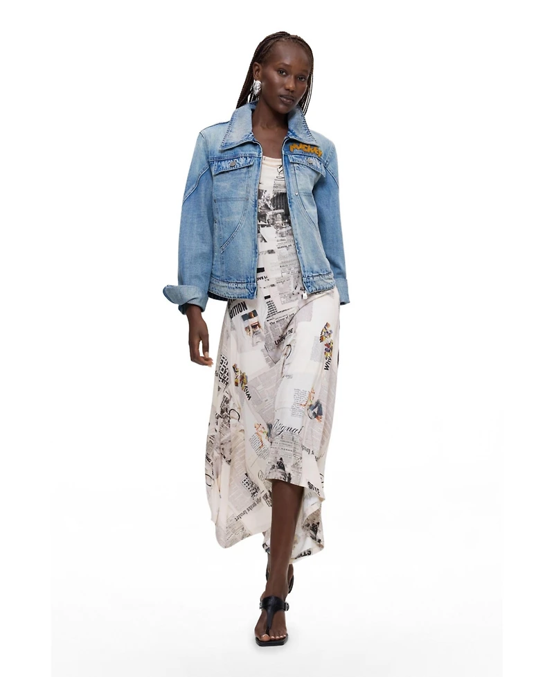Desigual Women's Disney Printed Jacket