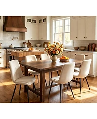 Upholstered Dining Chairs Set of 6