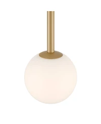 Possini Euro Design Possini Euro Eclipse 4 3/4"W Gold and Glass Led Mini Pendant Set of 3
