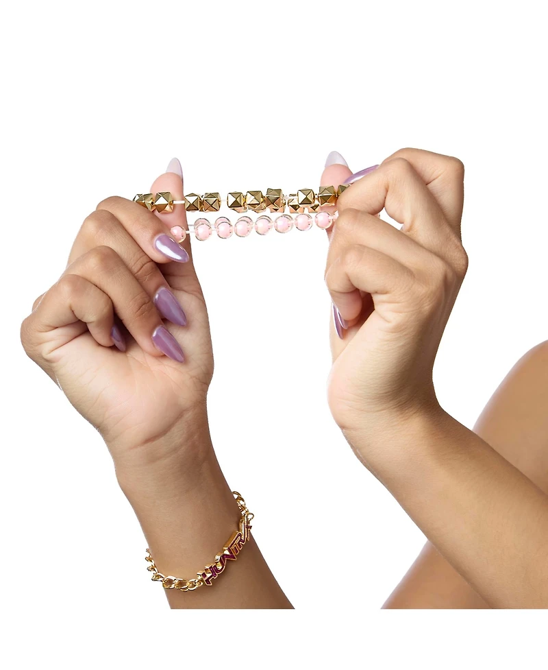 K-Pop Demon Hunters Bracelet Official License, Gold-Tone Huntrix Bracelets 3-Piece Set, K-Pop Gifts