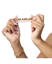 K-Pop Demon Hunters Bracelet Official License, Gold-Tone Huntrix Bracelets 3-Piece Set, K-Pop Gifts