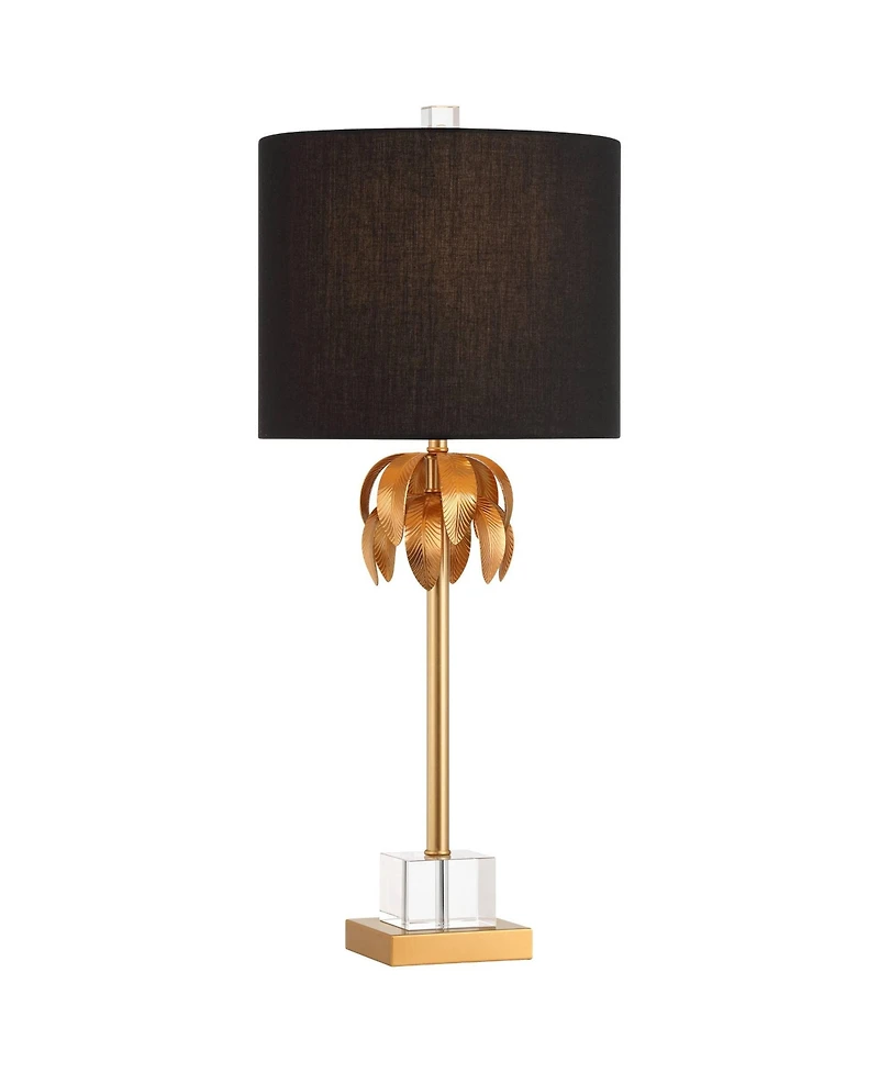 Vienna Full Spectrum Monaco 27 1/2"H Crystal Table Lamp w/Brown Dimmer