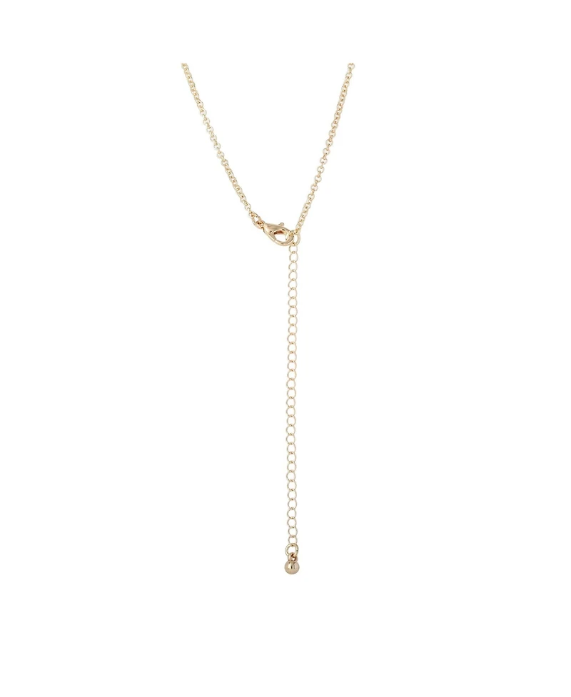 K-Pop Demon Hunters Huntrix Necklace Official License, 16"+3.25" Gold-Tone Huntrix Nameplate Necklace, K-Pop Gifts