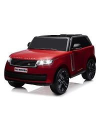 24V Licensed Land Rover Ride On Car, 2-Seater, Parental Remote Control, Storage Box, 3 Speeds, Lcd Display, Lockable Doors, Rear Handle, MP3 Player