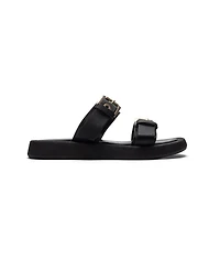 Forever and Always Shoes Women's Dorel Leather Buckle Sandal