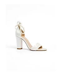 Forever and Always Shoes Women's Elysia Pearl Lace Wedding Heel