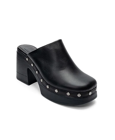 Forever and Always Shoes Women's Bellune Leather Block Heel Platform Sandal