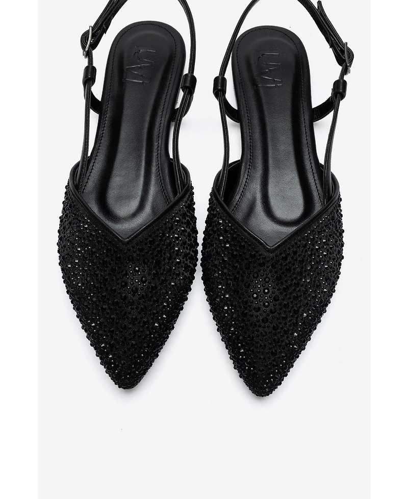 Prologue Shoes Women's Rexton Embellished Slingback Pump