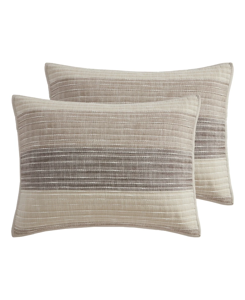 Levtex Home Sand Stripes 2-Pc. Pillow Sham Set