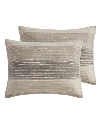 Levtex Home Sand Stripes 2-Pc. Pillow Sham Set