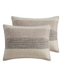 Levtex Home Sand Stripes 2-Pc. Pillow Sham Set