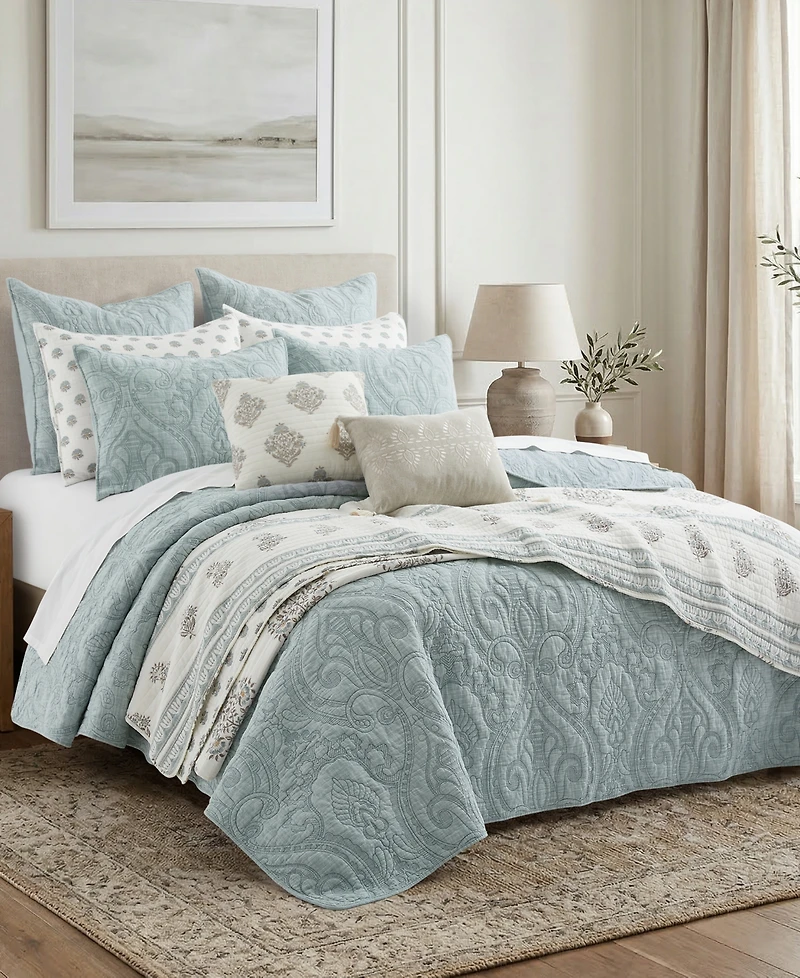 Levtex Home Helena Textured 3-Pc. Quilt Set