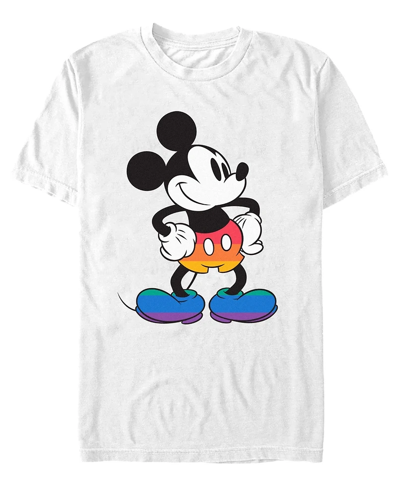 Design By Humans Men's Mickey Proud Pose Short-Sleeve T-Shirt