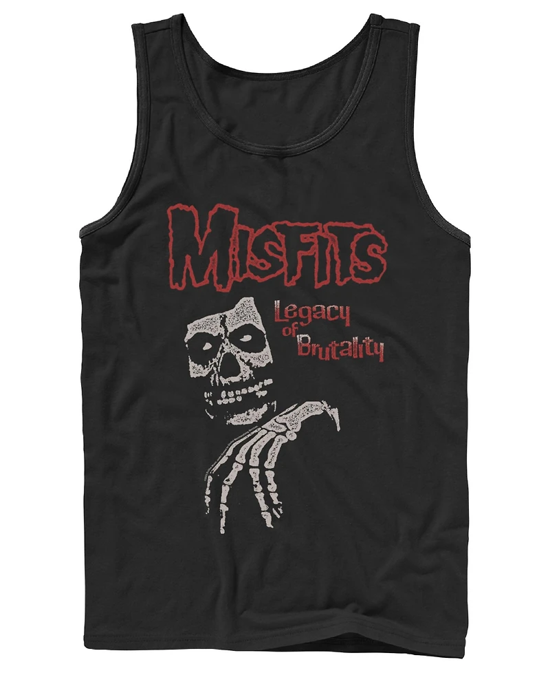 Fifth Sun Men's Misfits Legacy of Brutality Skull Graphic Tank Top