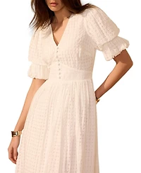 Mint Velvet Women's Checked Midi Dress