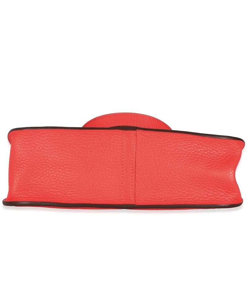 Pre-Owned HERMES Rose Texas Clemence Halzan 25 Phw
