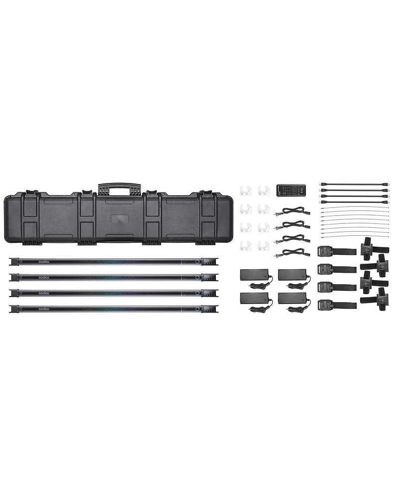 Godox TL120 Rgb Wireless-Control Tube Light 4-Light Kit