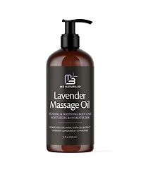M3 Lavender Massage Oil with Collagen and Stem Cells Fast-Absorbing Body Oil for Massage 8 Fluid Ounce